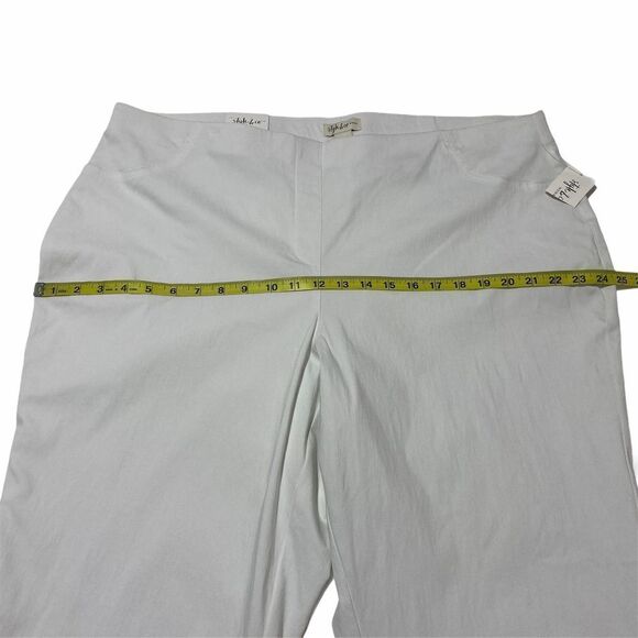 Style & Co White Mid Rise Comfort Waist Capris 22W - Picture 5 of 11